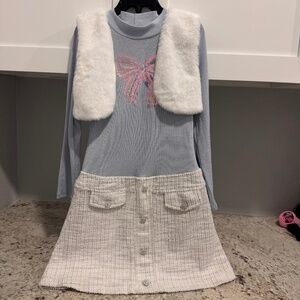 Long sleeve girls dress